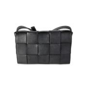 Bottega Veneta Vintage Pre-owned Laeder axelremsvskor Black, Dam