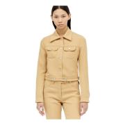 Courrèges Jackets Beige, Dam