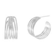 Dansk Copenhagen Earrings Gray, Dam