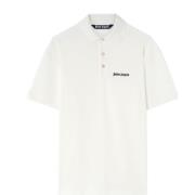 Palm Angels Polo Shirts Beige, Herr