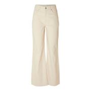 Selected Femme Flared Jeans White, Dam