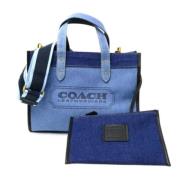 Coach Pre-owned Pre-owned Denim totevskor Blue, Dam