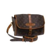 Louis Vuitton Vintage Pre-owned Canvas louis-vuitton-vskor Brown, Dam