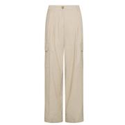 Momoni Trousers Beige, Dam