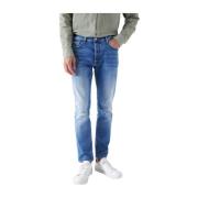 Salsa Slim-fit Jeans Blue, Herr