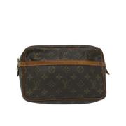 Louis Vuitton Vintage Pre-owned Canvas louis-vuitton-vskor Brown, Dam