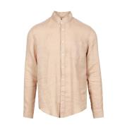 Mauro Grifoni Casual Shirts Beige, Herr