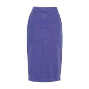 Max Mara Midi Skirts Purple, Dam