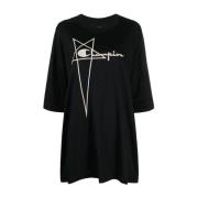 Rick Owens Champion Tommy Tee Black, Dam