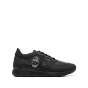 Billionaire Elegant Svart Sneakers Crest Black, Herr