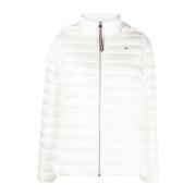 Tommy Hilfiger Down Jackets White, Dam