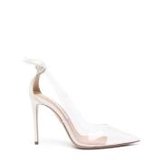 Aquazzura Elegant Vit Plexi Pump Klackar White, Dam