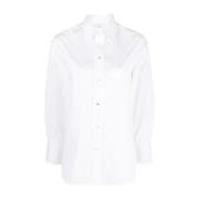 Vince Long Sleeve Tops White, Dam