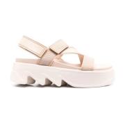 Le Silla Flat Sandals Beige, Dam