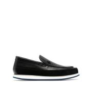 Baldinini Elegant Svarta Herr Loafers Black, Herr