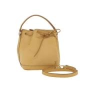 Louis Vuitton Vintage Pre-owned Laeder handvskor Beige, Dam