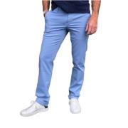 Mason's Bomulls Chino Byxor med Bekväm Passform Blue, Herr