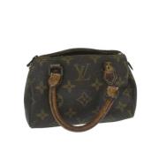 Louis Vuitton Vintage Pre-owned Canvas handvskor Brown, Dam