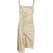 Paco Rabanne Midi Dresses Gray, Dam