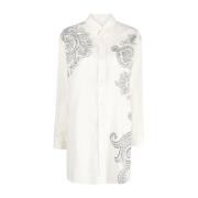 Etro Long Sleeve Tops White, Dam