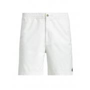 Polo Ralph Lauren Klassiska Bomullsblandade Prepster Shorts White, Her...