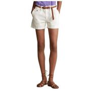 Polo Ralph Lauren Högmidjade Chino Shorts White, Dam