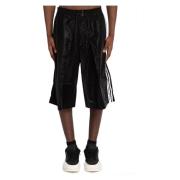 Y-3 Long Shorts Black, Herr