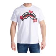 Sprayground Vita T-shirts och Polos White, Herr