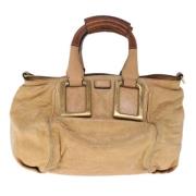 Chloé Pre-owned Pre-owned Laeder handvskor Beige, Dam