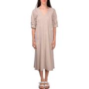 Paolo Fiorillo Capri Midi Dresses Beige, Dam