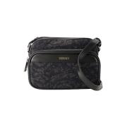 Versace Pre-owned Pre-owned Canvas crossbodyvskor Black, Herr