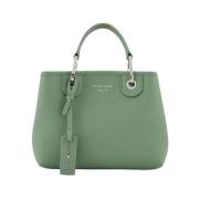 Emporio Armani Stilren Läder Plånbok Green, Dam