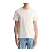 Gant T-Shirts White, Herr