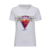 Guess T-Shirts White, Dam