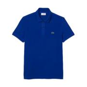 Lacoste Slim Fit Bomull Polo Skjorta (Blå) Blue, Herr