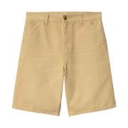 Carhartt Wip Bourbon Knä Shorts Beige, Herr