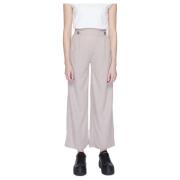 Jacqueline de Yong Trousers Gray, Dam