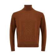 Ferrante Snygga Turtlenecks för alla tillfällen Brown, Herr