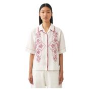 Antik Batik Handbroderad skjorta Cindy Multicolor, Dam