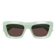 Bottega Veneta Sunglasses Green, Dam