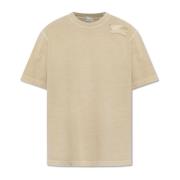 Burberry T-shirt med lapp Beige, Herr