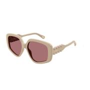 Chloé Sunglasses Beige, Dam