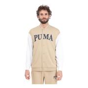 Puma Retrostil Beige Collegejacka Beige, Herr