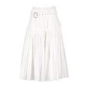 Jil Sander Midi Skirts White, Dam