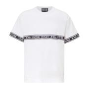 Versace Jeans Couture Vita T-shirts och Polos White, Herr