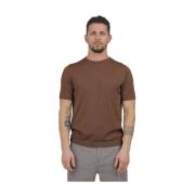 Irish Crone Rundhalsad T-shirt Brown, Herr