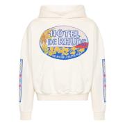 Rhude Hotel Hoodie White, Herr