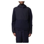 Sease Hybrid Zip Hoodie Jacka Blue, Herr