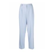 Blanca Vita Straight Trousers Blue, Dam