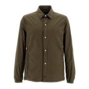 Herno Colletto Camicia Skjorta Green, Herr